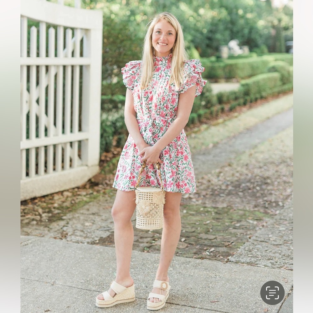 Victoria Dunn flower market dress Orchid Mini Emberglow